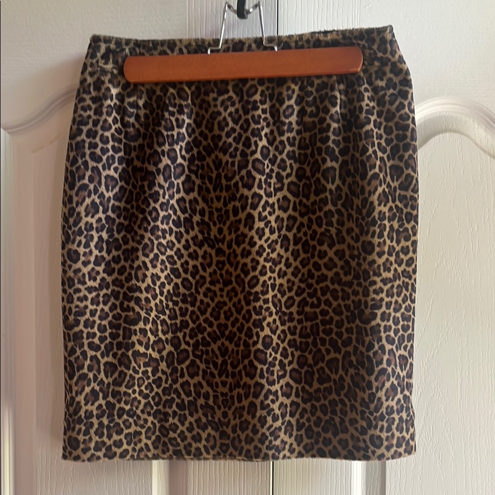 Leopard Print Women's Skirt